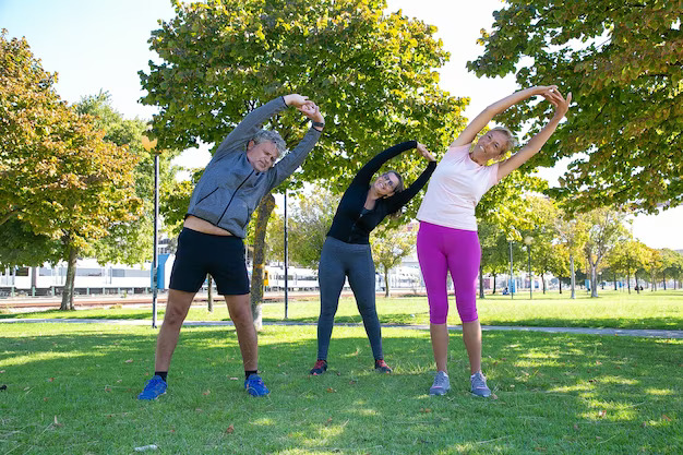 Person engaging in outdoor physical activity